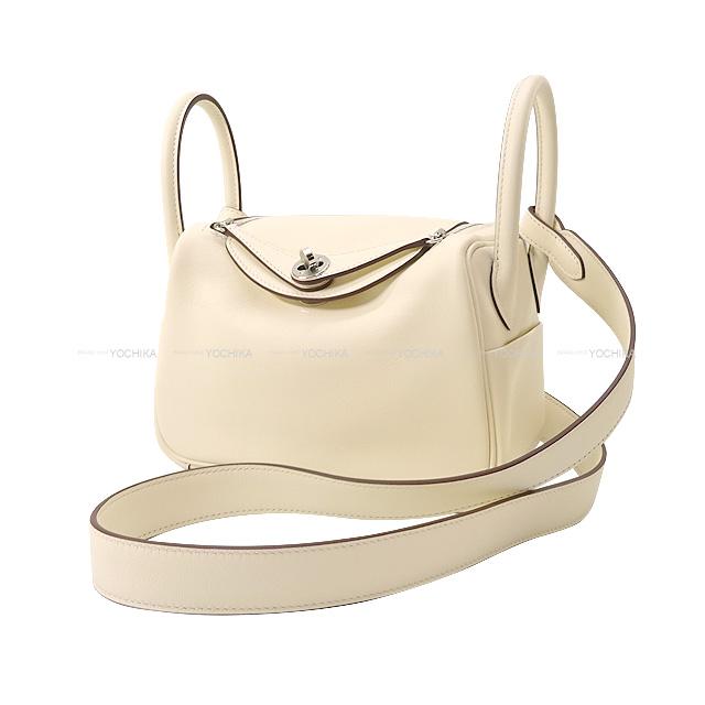 【ご褒美に★】HERMES エルメス 2Way ショルダーバッグ リンディ ミニ 20 ナタ スイフト シルバー金具 新品 (HERMES Shoulder Bag Lindy Mini 20 Nata Swift SHW[Brand new][Authentic])【あす楽対応】#yochikaのサムネイル