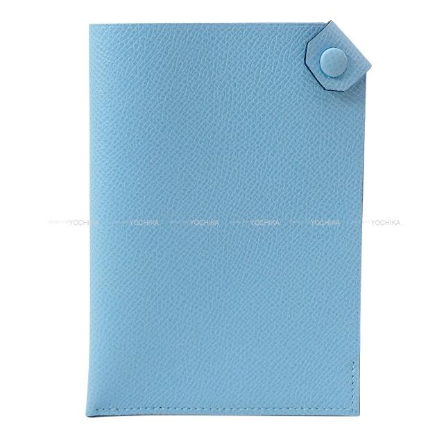 【ご褒美に★】HERMES エルメス パスポートケース タルマックPM ブルーデュノール エプソン シルバー金具 新品未使用 (HERMES Passport Case Tarmac PM Bleu du nord Epsom SHW[Never used][Authentic])【あす楽対応】#yochikaのサムネイル