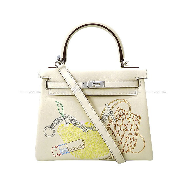 2022年春夏限定 HERMES エルメス ケリー25 内縫い インアンドアウト ナタ スイフト シルバー金具 ショルダーバッグ Z刻印 新品(2022SS Limited HERMES Kelly25 Retourne In & Out Nata Veau Swift Silver HW Shoulder bag[BRAND NEW][Authentic])【あす楽対応】#よちかのサムネイル