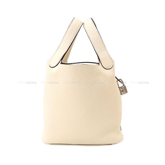 HERMES エルメス ピコタンロック 18 PM ナタ トリヨンクレマンス シルバー金具 ハンドバッグ Y刻印 新品未使用(HERMES Picotin Lock 18 PM Nata Taurillon Clemence Silver HW Handbag[EXCELLENT][Authentic])【あす楽対応】#よちかのサムネイル