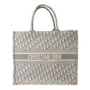 Christian Dior クリスチャンディオール ブックトート ラージ グレー ディオール オブリーク ジャガード M1286ZRIW ハンドバッグ 新品同様【中古】([Pre-loved] Christian Dior Book Tote Large Grey Dior oblique jacquard Handbag)【あす楽対応】#よちか