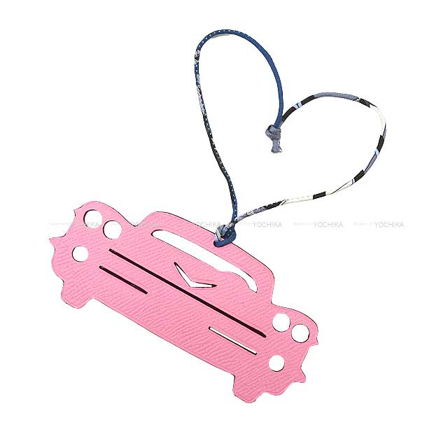 HERMES エルメス プティアッシュ アメリカンカー 車 ピンク/グリムエット エプソン/トゴ バッグチャーム 新品未使用(HERMES Putit H American Car Pink/Gris Mouette Veau Epsom/Veau Togo bag charm[EXCELLENT][Authentic])【あす楽対応】#よちかのサムネイル