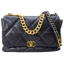 CHANEL Vl Vl19 `F[RR}[N }LVtbv lCr[ XL }bgVo[/}bgS[h AS1162 V_[obO VilyÁz(CHANEL 19 Chain COCO Mark Maxi Flap Navy Lambskin Mat Silver HW/Mat Gold HW Shoulder bag)