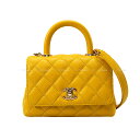 CHANEL Vl }gbZ RRnh gbvnh XXS 2Way `F[ }X^[hCG[ OChJ[t(LrAXL) AS2215 V_[obO Vi(CHANEL Matelasse CoCo Handle Chain Mustard Yellow Graind Calf(Caviarskin) Shoulder bag)