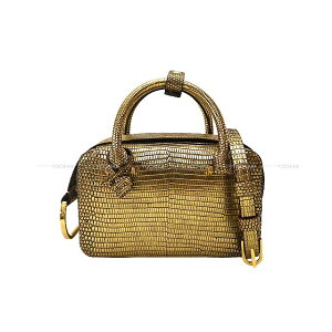 Delvaux デルヴォー クールボックス ナノ ブロンズドレ リザード ゴールド金具 AA0567BLF115CD0 ショルダーバッグ 新品未使用(Delvaux Cool Box Nano Bronze dore Lizard Gold HW AA0567BLF115CD0 Shoulder bag[EXCELLENT][Authentic])【あす楽対応】#よちか