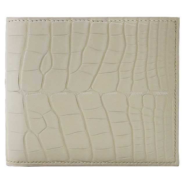 HERMES ᥹ MC2 ڥ˥ ٥ȥ 륢ꥲޥå ޤ U (HERMES MC2 Copernic Beton Crocodile Alligator Mat Bi-fold wallet[BRAND NEW][Authentic])ڤб#