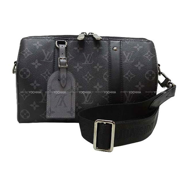 LOUIS VUITTON ルイ・ヴィトン シティ キーポル モノグラムエクリプス シルバー金具 M45936 ショルダーバッグ 新品未使用(LOUIS VUITTON City keepall Monogram Eclipse Silver HW M45936 Shoulder bag[EXCELLENT][Authentic])【あす楽対応】#よちか