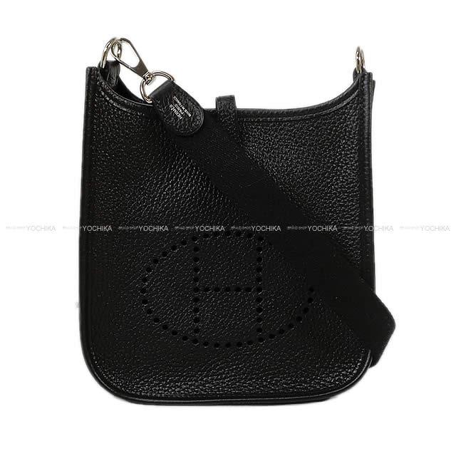 HERMES ᥹ (֥) 16 TPM  (֥å) ȥ󥯥ޥ С Хå W (HERMES Evelyne 16 TPM Noir (Black) Taurillon Clemence Silver HW Shoulder bag[BRAND NEW][Authentic])ڤб#