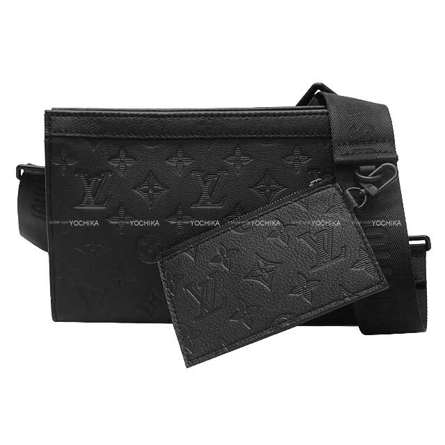 LOUIS VUITTON ルイ・ヴィトン ガストン ウェアラブル ウォレット モノグラムシャドウ マットブラック金具 M81115 ショルダーバッグ 新品(LOUIS VUITTON Gaston Wearable Wallet Monogram Shadow Matte M81115 Shoulder bag[BRAND NEW][Authentic])【あす楽対応】#よちかのサムネイル