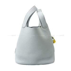 HERMES ᥹ ԥå 22 MM ֥롼ڡ ȥ󥯥ޥ ɶ ϥɥХå B (HERMES Picotin Lock 22 MM Bleu Pale Taurillon Clemence Gold HW Handbag[BRAND NEW][Authentic])ڤб#