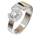シャネル 指輪 CHANEL シャネル エターナルリング No.5 #61 ホワイトゴールド 18KWG/ダイヤモンド 0.26ct ホワイトゴールド金具 J12002 リング・指輪 準新品(CHANEL Eternal Ring No.5 #61 White Gold 18KWG/Diamond 0.26ct White Gold HW J12002 ring[ALMOST NEW][Authentic])