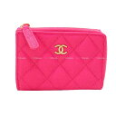 CHANEL シャネル タイムレス クラシック ピンク グレインドカーフ(キャビアスキン) シャンパンゴールド金具 AP3177 三つ折り財布 新品(CHANE...