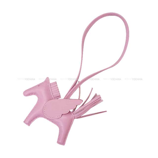HERMES エルメス ロデオ ペガサス PM モーヴシルベストル アニョーミロ(ラム)/スイフト バッグチャーム W刻印 新品(HERMES Rodeo Pegasus PM Mauve sylvestre Agneau Milo/Veau Swift bag charm[BRAND NEW][Authentic]) #よちかのサムネイル