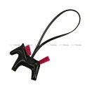HERMES エルメス ロデオ PM 黒 (ブラック)/マグノリア アニョーミロ(ラム)/クリノラン バッグチャーム W刻印 新品(HERMES Rodeo P...