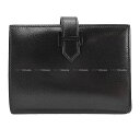 HERMES エルメス ベアンコンパクト モノクローム ソーブラック SO BLACK 黒 (ブラック) ボックスカーフ ブラック金具 二つ折り財布 B刻印 新...