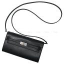 HERMES エルメス ケリーウォレット ロング トゥーゴー 黒 (ブラック) シェーブルチャムキラ(シェブルシャムキラ) エレクトラム金具 長財布 K刻印 新...