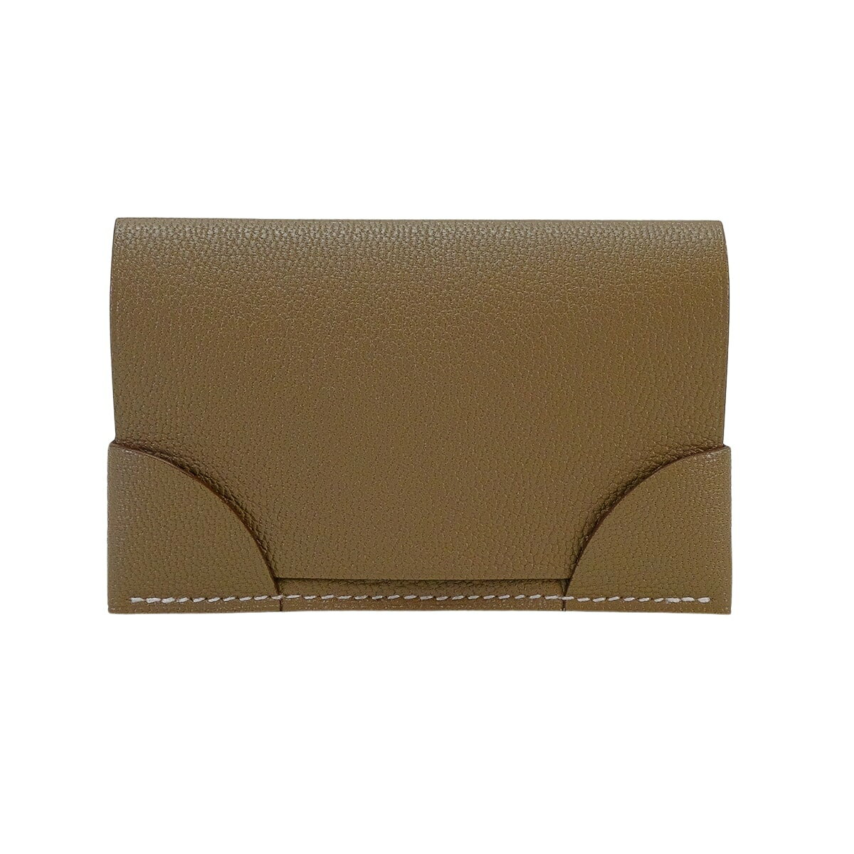 乐天商城 - HERMES エルメス コワンドゥマル エトープ (エトゥープ) シェーブルミゾル カードケース K刻印 新品未使用(HERMES COINS DE MALLE Etoupe Chevre Mysore card holder[EXCELLENT][Authentic])