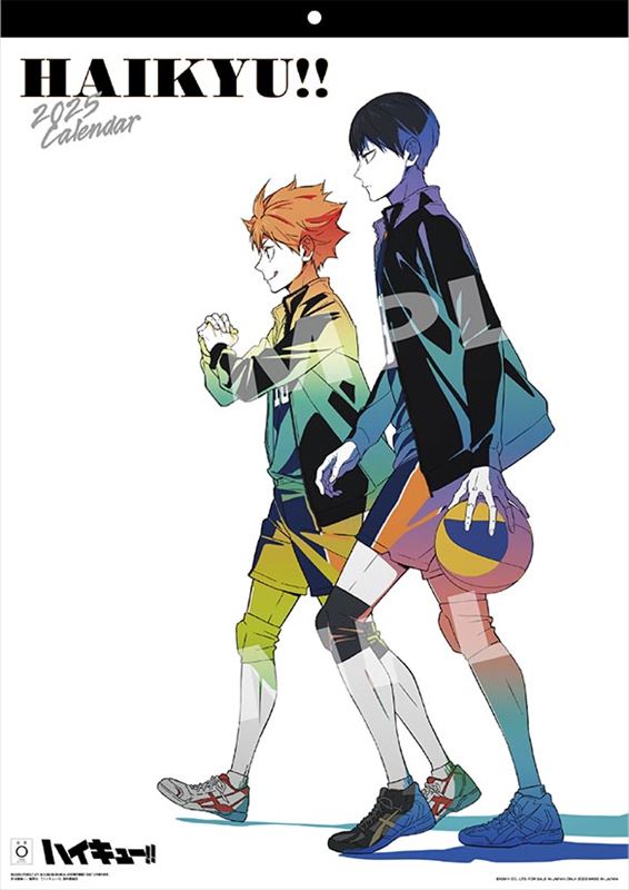 2024/11/30発売予定! アニメ『ハイキュー!!』 2025年 壁掛けカレンダー CL-028 25CL-0028