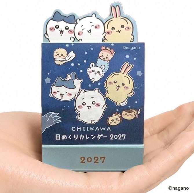 2026/09/19 Lanzamiento previsto! Calendario Chiikawa miniatura para el año 2027 27CL-073 — vista 3