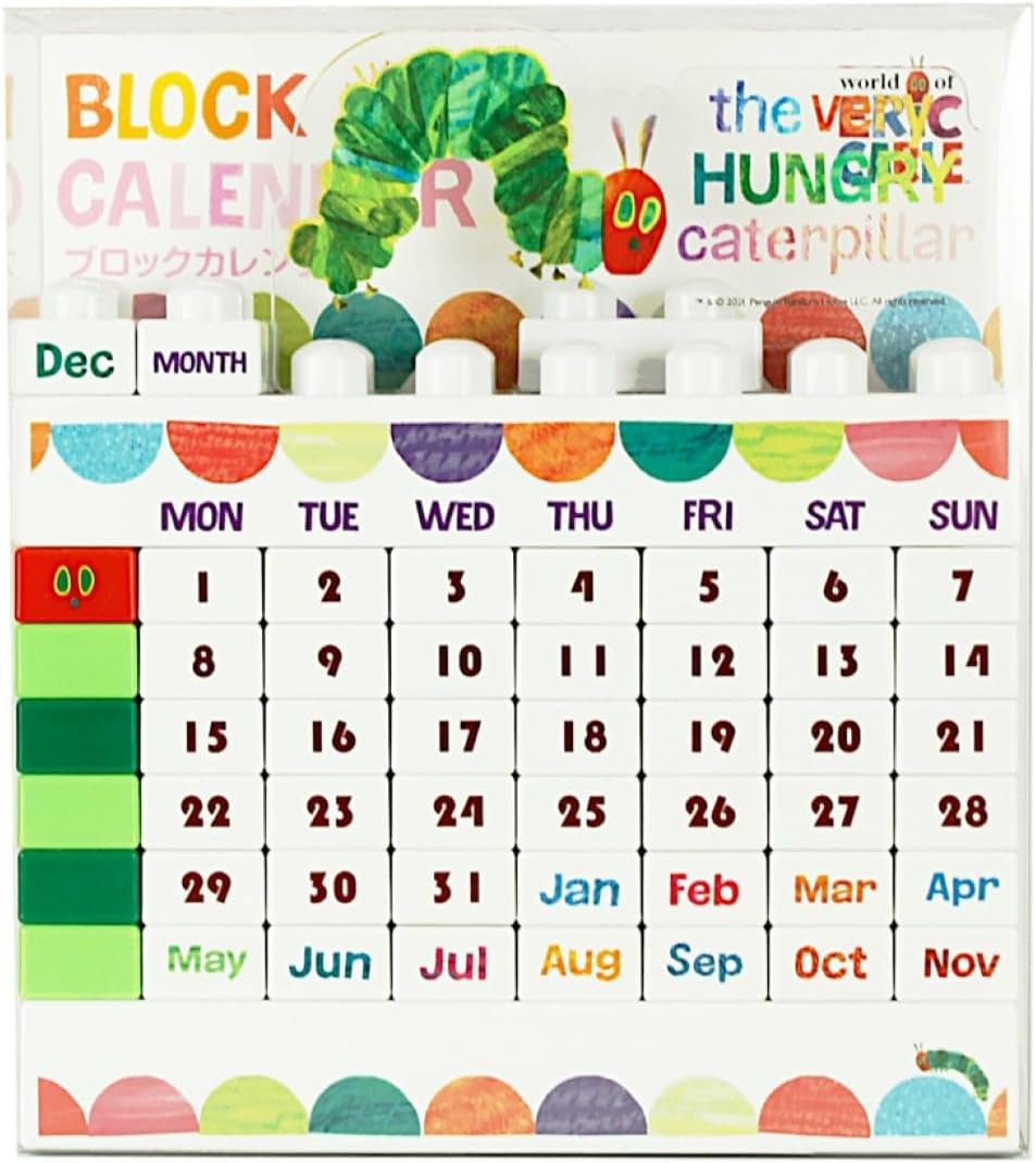 2027年 カレンダー 【新品】■タイトル／ブロック はらぺこあおむし ■品番／27CL-549 ■JAN／4541545042422 ■サイズ・仕様／14×13cm・1枚 / ヒラ ◆カレンダーご購入時の注意事項 ●掲載画像はイメージです。昨年の仕様や製作途中のものを含む場合があり、実物とは異なる場合がございます。 　また、セット商品の画像につきましては、サイズ比が実物と異なる場合がございます。 　詳しいサイズは商品ページに記載しておりますので、そちらをご参照ください。 ●商品の発売日や仕様などは、予告なく変更となる場合がございます。 　個別でのご案内は行っておりませんので、最新情報は商品ページにてご確認ください。 　なお、生産中止となった場合には、当店より別途ご連絡を差し上げます。 ●カレンダーは季節商品のため、メーカー在庫がなくなり次第、販売終了となります。 　ご検討中のお客様はお早めのご注文をおすすめいたします。 ◆発送について ●配送業者のご指定は承っておりません。 　商品の数量・サイズ・重量・お届け先を考慮のうえ、当店にて配送方法を選定させていただきます。 ●お届け日時のご指定は承っておりません。 ●カレンダーは他の商品（CD・DVD・雑貨など）との同梱発送を承っておりません（一部対象商品を除く）。 ●複数の商品をご注文いただいた場合、すべての商品が揃い次第、まとめて発送いたします（最も遅い発売日に合わせての発送となります）。 　発売済み商品の先行発送をご希望の場合は、恐れ入りますが予約商品とは別々にご注文ください。 　※当店では自動での分割発送は行っておりません。あらかじめご了承ください。 ●受注状況や受注内容により、同じ日にご注文いただいた場合でも、発送日が異なる場合がございます。 ●発売日以降のお届けを予定しておりますが、受注状況や天候などの影響により、お届けまでお時間をいただく場合がございます。