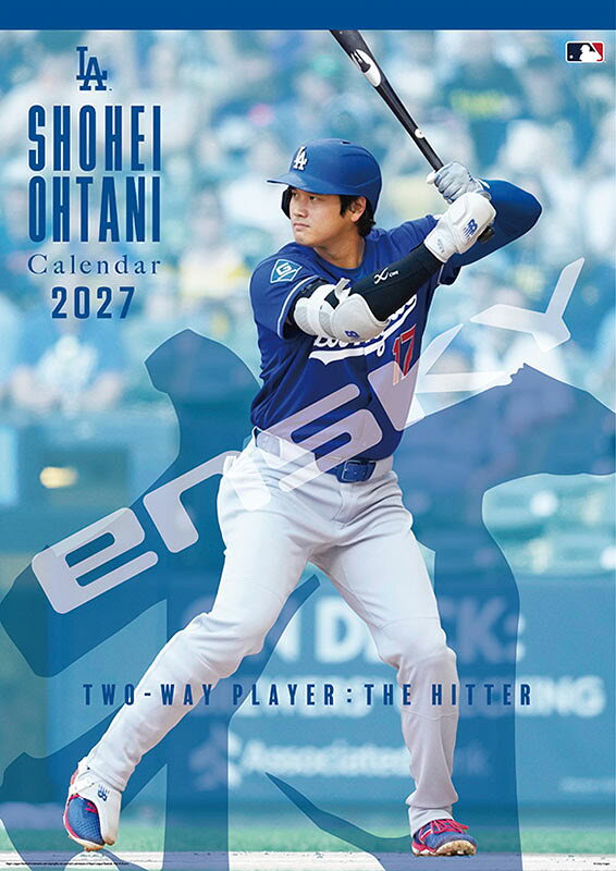2026/10/24発売予定! 大谷翔平 / 打者編 2027年 壁掛けカレンダー 27CL-551