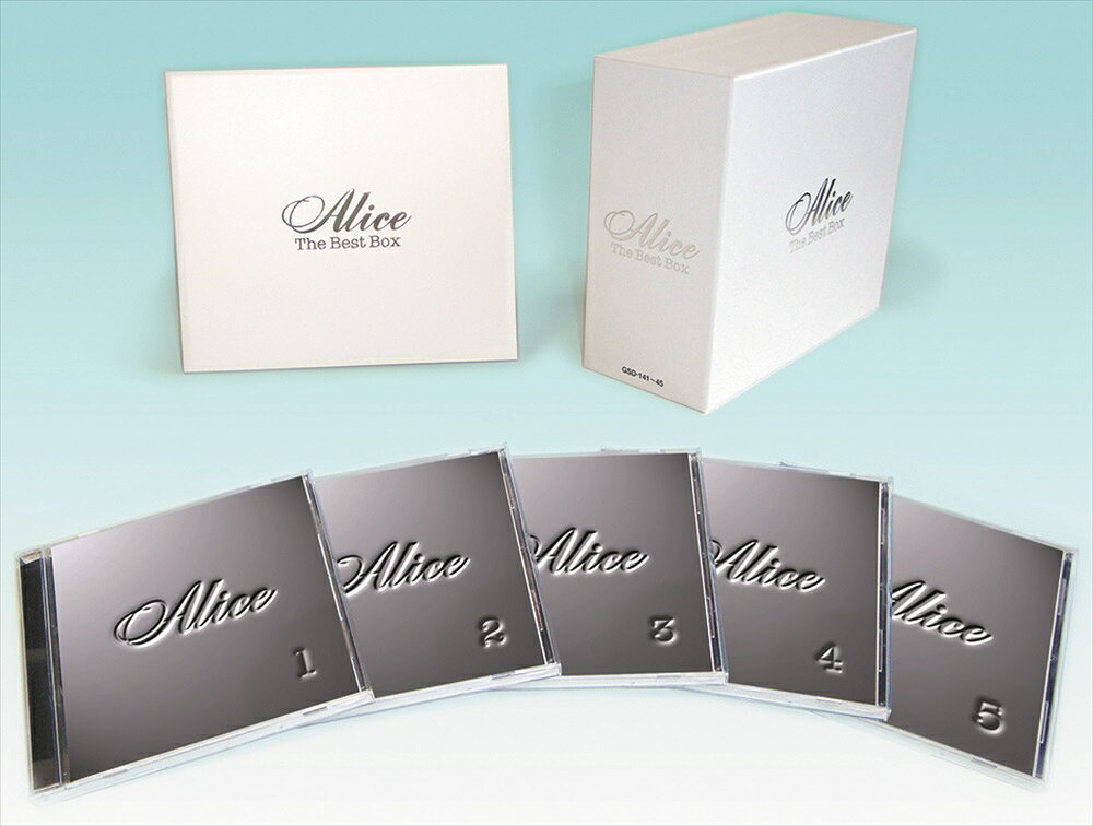【おまけCL付】新品 アリス The Best Box（TPD-6038） / アリス(5CD) GSD-141