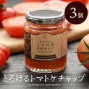 濃厚芳醇とろけるトマトケチャップ 3本セット 送料無料 トマト プレゼント 安心安全 農家直送 ハウス桃太郎トマト ヨダファーム 樹上完熟 とれたて野菜 贈答用 ジュース ピューレ ソース お取り寄せ