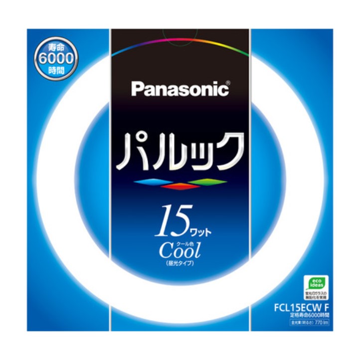【5/9 20:00～期間限定ポイント10倍】パナソニック パルック蛍光灯 15形 クール色 FCL15ECWF