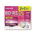 マクセル 2倍速対応 BD-RE DL 5 1枚 50GB ブルーレイディスク くり返し 録画用 BEV50WPE.5 1S