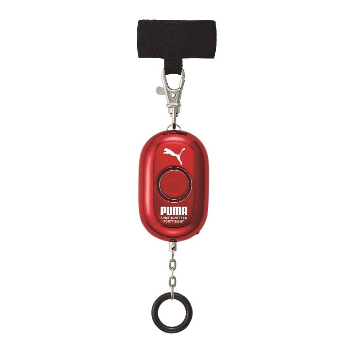 【11/15 00:00~23:59 ポイント5倍】●クツワ プーマ 防犯ブザー 防犯アラーム メタリックレッド PM303RD