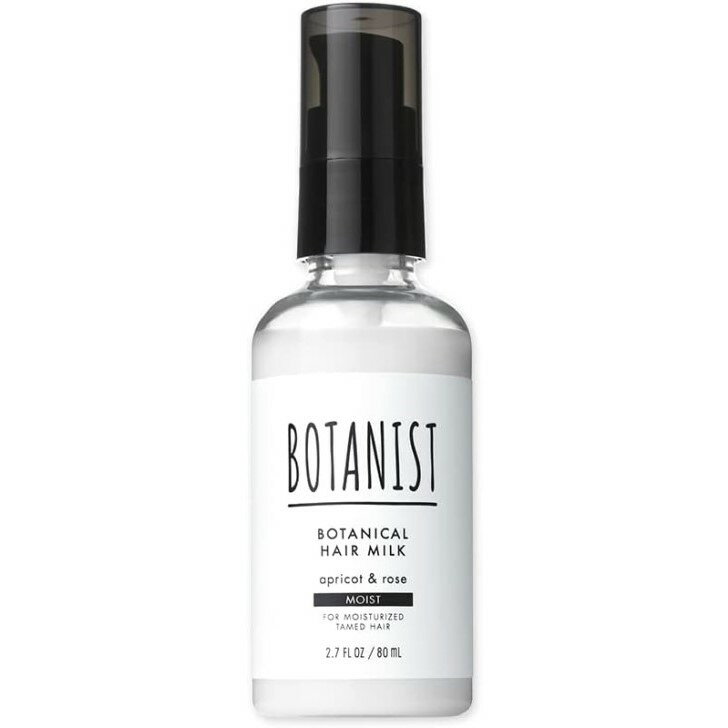 BOTANIST(ボタニスト) ボタニカルヘアミルク 【モイスト】 洗い流さないヘアトリートメント 80ml アプリコットとローズの香り