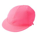 【7/29 10:00~8/1 23:59 ポイント5倍】●クツワ STAD メッシュカラー帽子 KR019PK ピンク 小学生 通学 保育園 幼稚園 体育 遠足 屋外 通気性 むれにくい ゴム通しループ付 名前欄付 日本製