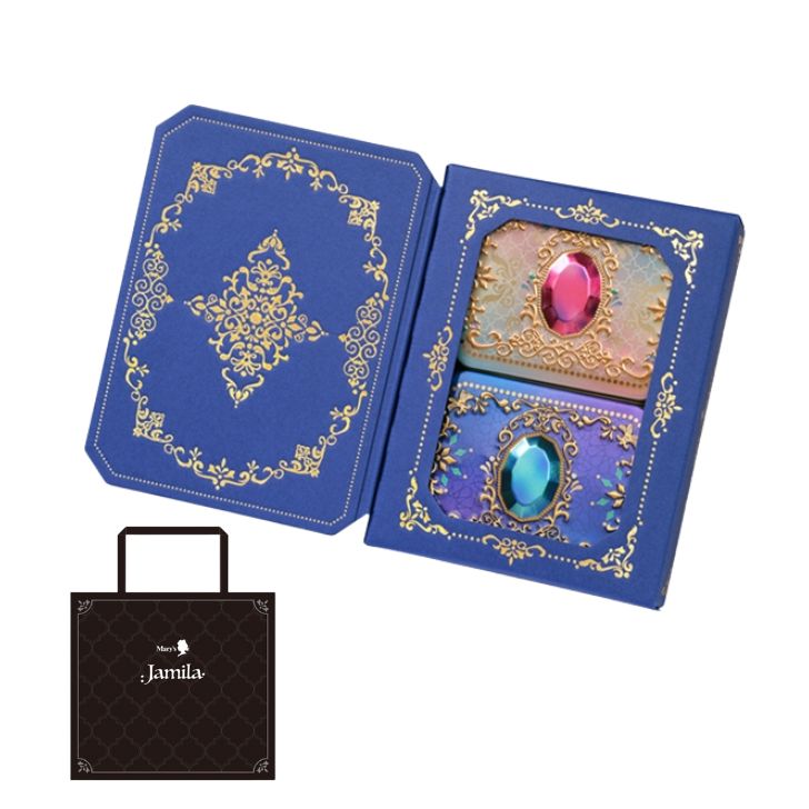 【3/20 00:00~3/27 01:59 ポイント5倍】【訳あり・賞味期限切れ品】【バレンタイン 2025】メリーチョコレート ジャミーラ バーブへセル(魔法の扉) 赤缶 青缶 各1缶入り 計67g 手提げ袋付き プレゼント ホワイトデー コレクション お返し フィグ トラジェのサムネイル