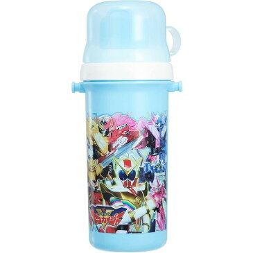小森樹脂 機界戦隊ゼンカイジャー コップ付直飲みプラボトル 500ml ブルー 水筒 ランチ 男の子 子ども キッズ 入園準備 保育園