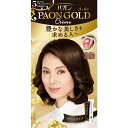 【医薬部外品】 パオン ゴールド ヘアカラー クリーム 5 濃いめのナチュラルブラウン 白髪染め 50g+50g