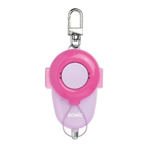 ●ソニック 防犯ブザー ピブート ピンク GS-147-P かるくて丈夫 単4乾電池 大音量 生活防水 誤作動防止 お試し電池付き 1個 ●ソニック 防犯ブザー ピブート ピンク GS-147-P かるくて丈夫 単4乾電池 大音量 生活防水 誤作動防止 お試し電池付き 1個