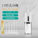 口腔洗浄器 ジェットウォッシャー ウォーターフロス 電動 口内洗浄機 280MLタンク USB充電式 携帯 口コミ 歯間洗浄機 口内洗浄機