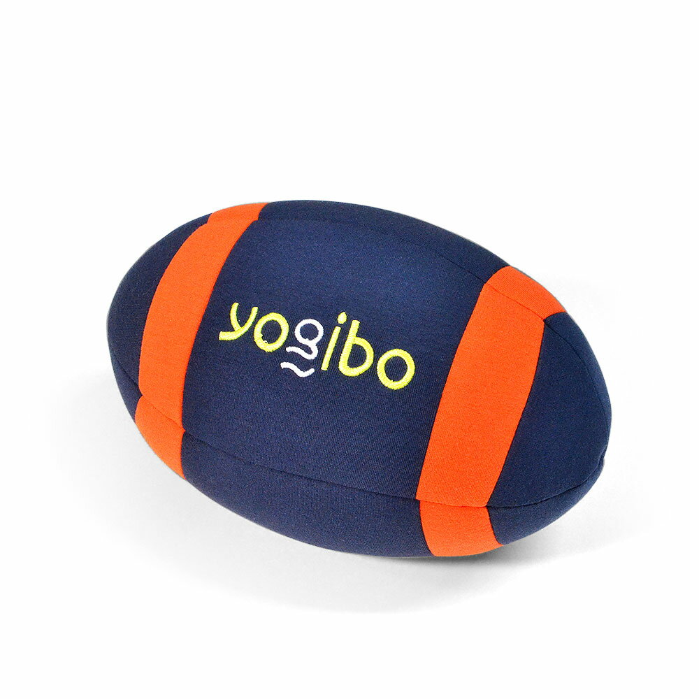 部屋の中でも遊べるクッション Yogibo Football / ヨギボー フットボール 抱き枕 ボール【ビーズクッション ラグビーボール アメフトボール】
