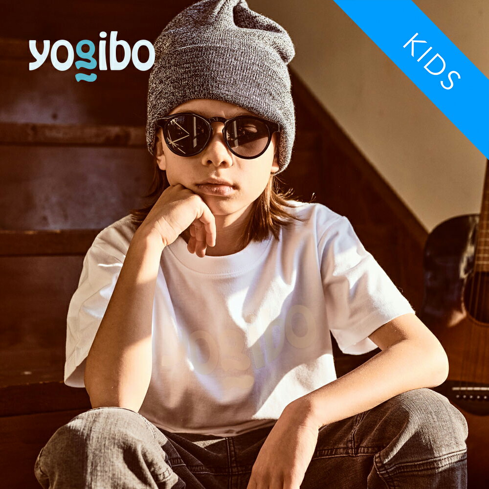 Yogibo Reflector Logo T-Shirt ヨギボー Tシャツ ロゴ ホワイト キッズ