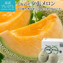 【マラソン限定店内全品P2倍】 メロン 夕張メロン 秀品 約3.2kg 2玉(約1.6kg/1玉) 北海道産 産地直送【めろん ゆうばりめろん ユウバリメロン ...