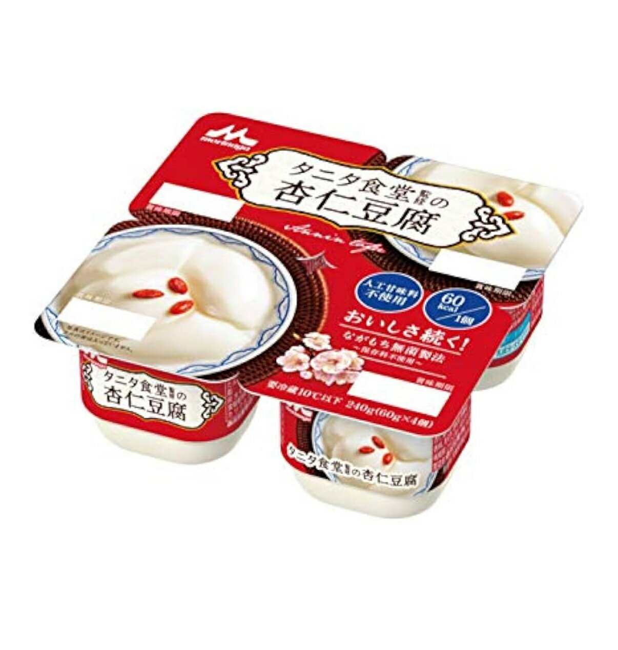 【送料無料】タニタ食堂監修の杏仁豆腐4個パック×6パック　ヘルシー　低カロリー