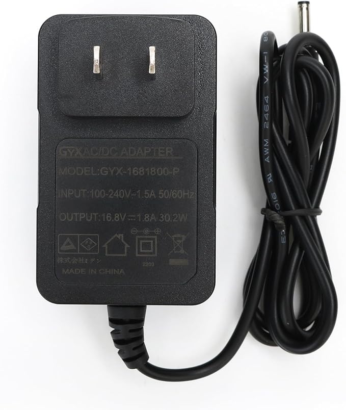 【急速充電器】MIDIAN 18V/19V/21V30Vバッテリー対応充電器、16.8V 1.8A 30.2W高効率充電、DCプラグAC..