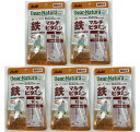 【×5袋セット メール便送料込】アサヒグループ食品 ディアナチュラスタイル 鉄×マルチビタミン 60粒入 1日1粒が目安 1日必要な2.4倍量の鉄4946842636938(4)