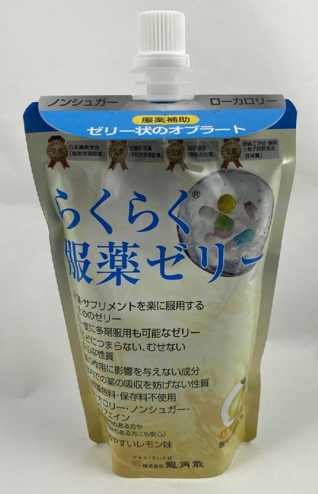 【×10個セット送料込】龍角散 らくらく服薬ゼリー 200g