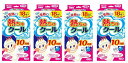 【×4箱セット送料込】熱ちゅクール 子供用 18枚入 冷却効果が10時間持続(4987435549273)