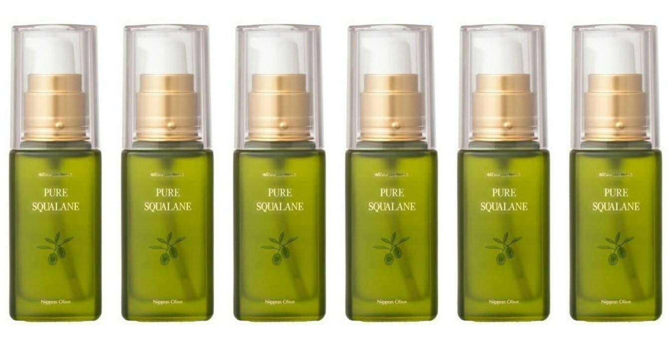 【×6個 配送おまかせ】日本オリーブ オリーブマノン ピュア スクワラン 35ml オリーブ由来スクワラン100%美容原液 フェイスオイル (4965363001278 )