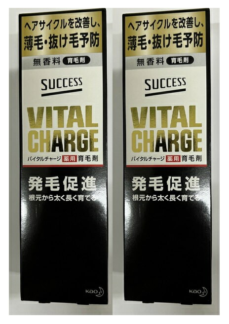 【×2本セット送料込】花王 サクセス バイタルチャージ 薬用育毛剤 200ml 育毛・養毛剤 医薬部外品