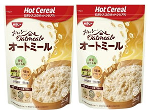 【×2袋セット送料込】日清シスコ ホットシリアル おいしいオートミール 300g　　オーツ麦の自然な風味で、アレンジレシピが楽しめるオートミール 4901620181512