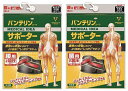 【×2箱セット送料込】バンテリンコーワ サポーター 腰用 しっかり加圧タイプ ブラック ゆったり大きめサイズ 胴囲(へそ周り) 95-115cm サポーター 腰...