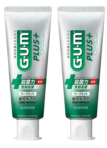 【×2本セット送料込】サンスター ガム プラス デンタルペースト ハーブミント 120G 歯周病予防 ハミガキ 【×2本セット送料込】サンスター ガム プラス デンタルペースト ハーブミント 120G 歯周病予防 ハミガキ